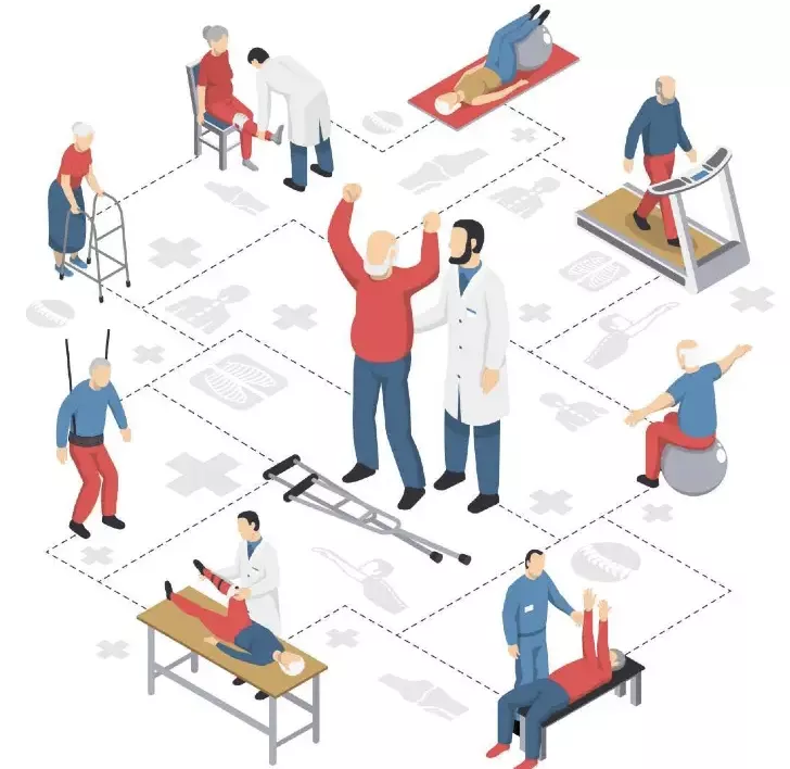 Sesión de rehabilitación en Fisioterapia Auseva